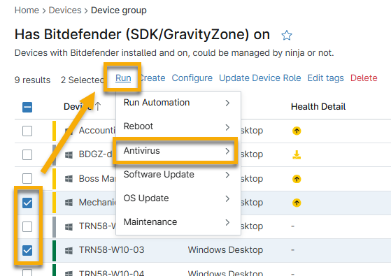 exécuter l'antivirus à partir de la recherche de périphérique.png